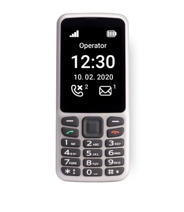 Telefon BlindShell LITE mit Ansicht des Startbildschirms